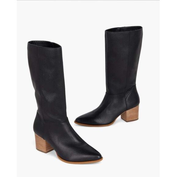 Intentionally Blank Carlos Leather Tall Boot in Black - Picture 3 of 11